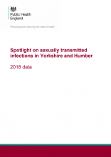 Spotlight on sexually transmitted infections in Yorkshire and Humber: 2018 data